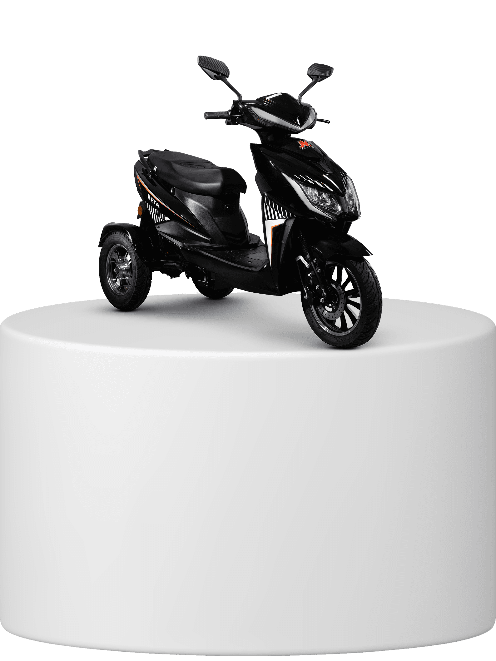Alfa XL Black Scooter