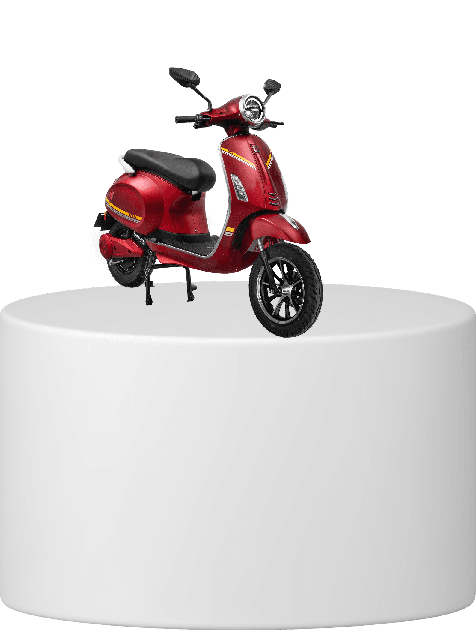 Beta Plus Maroon Scooter